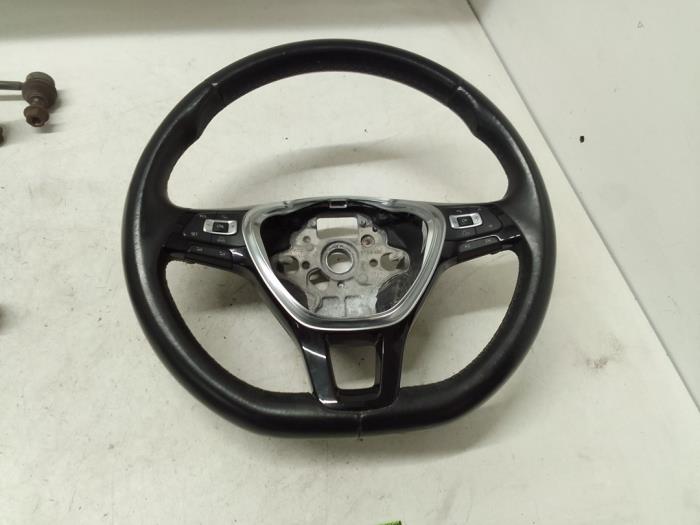 Steering wheel from a Volkswagen Golf VII (AUA) 1.4 TSI 16V 2013