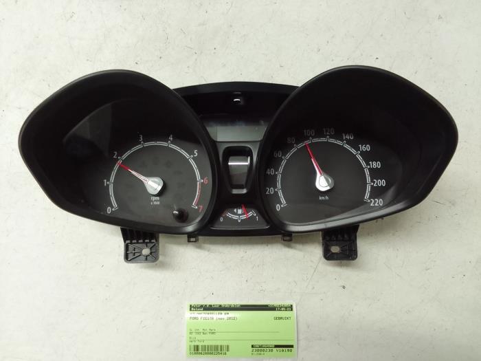 Odometer KM from a Ford Fiesta 6 (JA8) 1.25 16V 2012