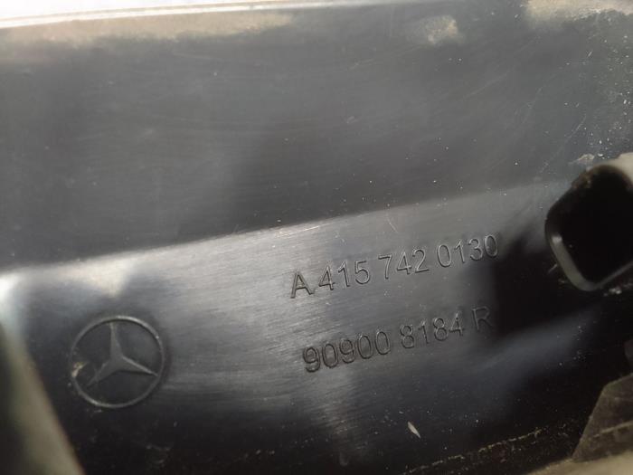 Zierleiste Heckklappe van een Mercedes-Benz Citan (415.6) 1.5 108 CDI 2021