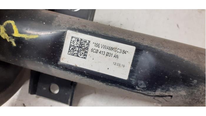 Front shock absorber rod, right from a Skoda Fabia III (NJ3) 1.0 TSI 12V 2019