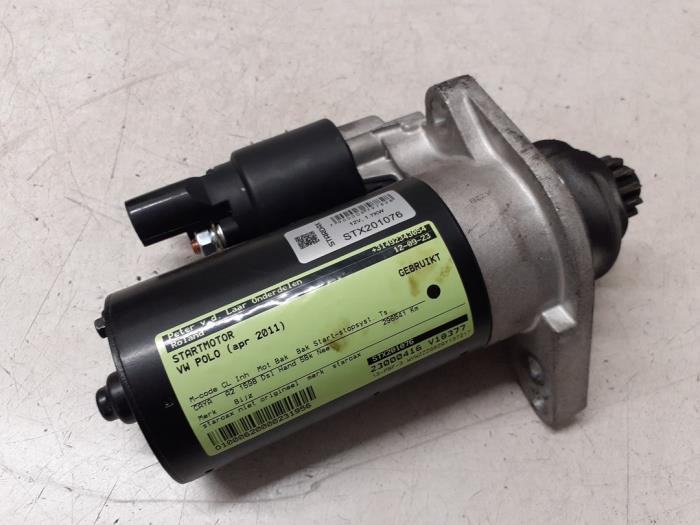 Gebrauchte Anlasser Volkswagen Polo V (6R) 1.6 TDI 16V 75 Preis € 50,00 Margenregelung angeboten von Autodemontage van de Laar