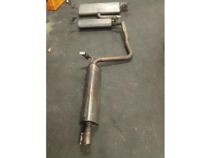 Exhaust rear silencer from a Volkswagen T-Roc 1.5 TSI Evo BMT 16V 2019