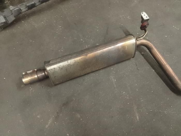 Exhaust rear silencer from a Volkswagen T-Roc 1.5 TSI Evo BMT 16V 2019
