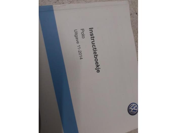 Livret d'instructions d'un Volkswagen Polo V (6R) 1.4 TDI DPF BlueMotion technology 2015