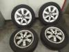 Set of sports wheels + winter tyres from a Volkswagen Polo V (6R), 2009 / 2017 1.2 TDI 12V BlueMotion, Hatchback, Diesel, 1.199cc, 55kW (75pk), FWD, CFWA, 2009-10 / 2014-05 2011