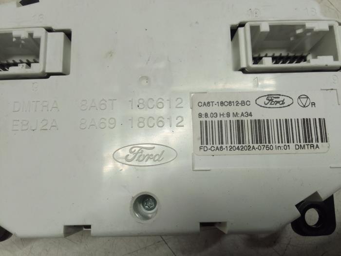 Heizung Bedienpaneel van een Ford Fiesta 6 (JA8) 1.25 16V 2012