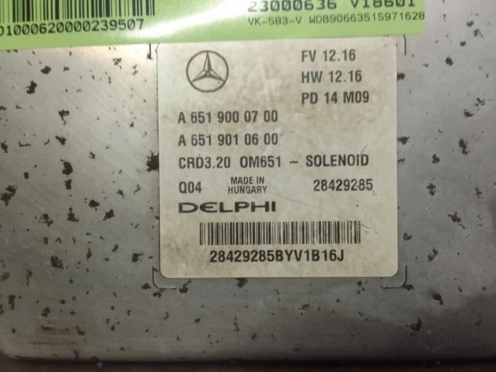 Steuergerät Motormanagement van een Mercedes-Benz Sprinter 3,5t (906.63) 313 CDI 16V 2014