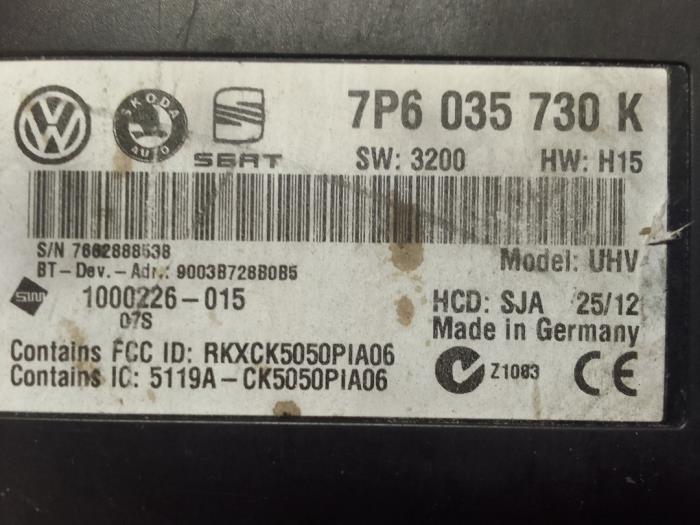 Bluetooth module from a Seat Ibiza IV SC (6J1) 1.2 12V 2012