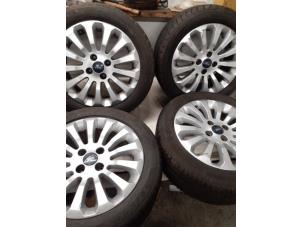 Used Set of wheels + winter tyres Ford Fusion 1.6 16V Price € 300,00 Margin scheme offered by Autodemontage van de Laar