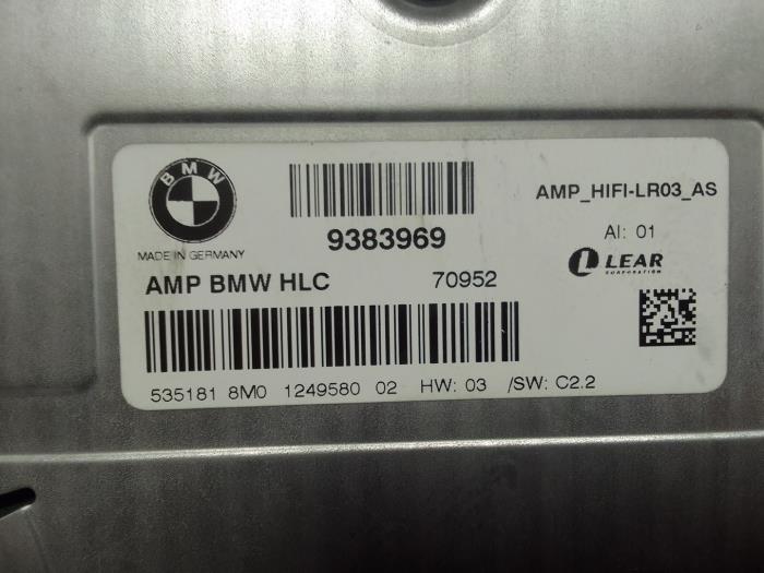 Amplificador de radio de un BMW 3 serie Gran Turismo (F34) 320d 2.0 16V 2017