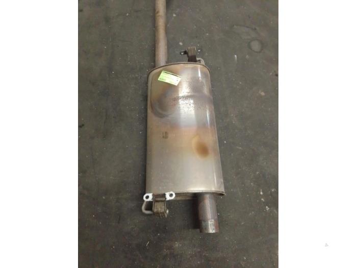 Exhaust rear silencer from a Volkswagen Transporter T6 2.0 TDI 150 2018