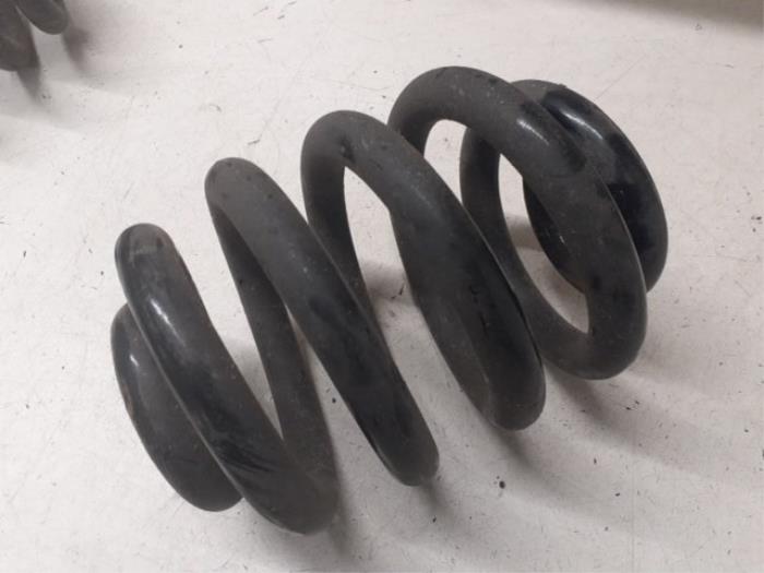 Rear coil spring from a Volkswagen Transporter T6 2.0 TDI 150 2018