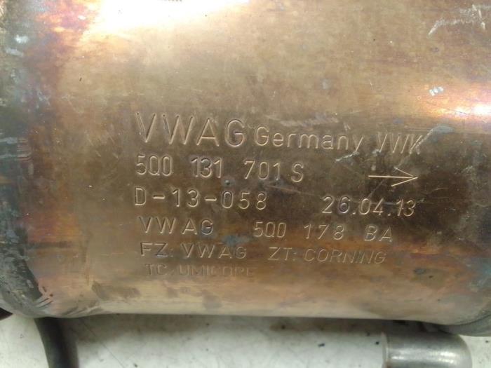 Usagé Catalyseur Volkswagen Golf VII (AUA) 1.2 TSI 16V Prix € 250,00 Règlement à la marge proposé par Autodemontage van de Laar