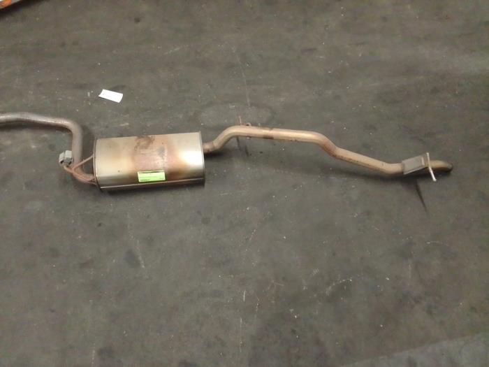 Exhaust rear silencer from a Ford Focus 3 Wagon 1.0 Ti-VCT EcoBoost 12V 100 2018