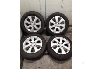 Used Set of wheels + winter tyres Opel Agila (B) 1.0 12V Price on request offered by Autodemontage van de Laar