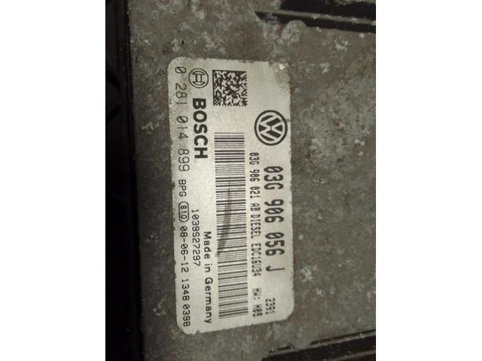 Used Engine management computer Volkswagen Golf V (1K1) 1.9 TDI Price € 125,00 Margin scheme offered by Autodemontage van de Laar