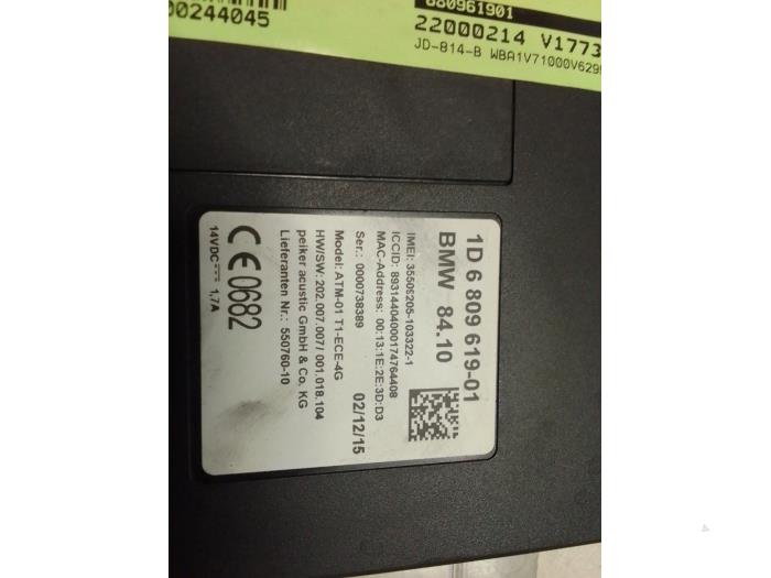 Używane Modul Bluetooth BMW 1 serie (F20) 116d 1.5 12V TwinPower Cena € 100,00 Procedura marży oferowane przez Autodemontage van de Laar