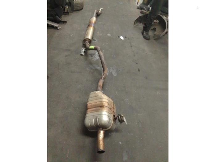 Exhaust rear silencer from a Renault Megane 2015