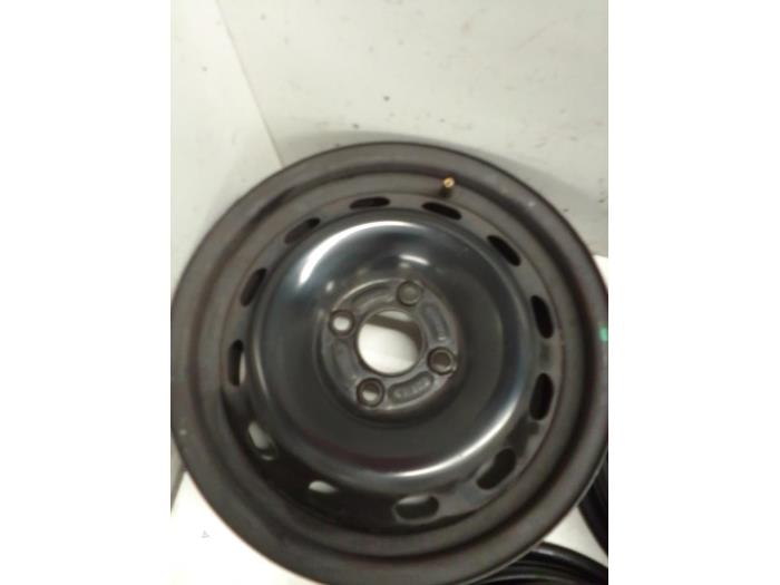 Set of wheels from a Ford Fiesta 6 (JA8) 1.25 16V 2010