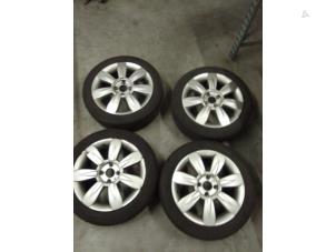 Used Set of wheels + winter tyres Renault Clio III (BR/CR) 1.2 16V TCe 100 Price on request offered by Autodemontage van de Laar