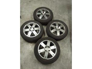 Used Set of wheels + tyres Suzuki Swift (ZA/ZC/ZD1/2/3/9) 1.5 VVT 16V Price on request offered by Autodemontage van de Laar