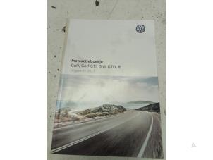 Usagé Livret d'instructions Volkswagen Golf VII (AUA) 1.0 TSI 12V Prix € 35,00 Règlement à la marge proposé par Autodemontage van de Laar