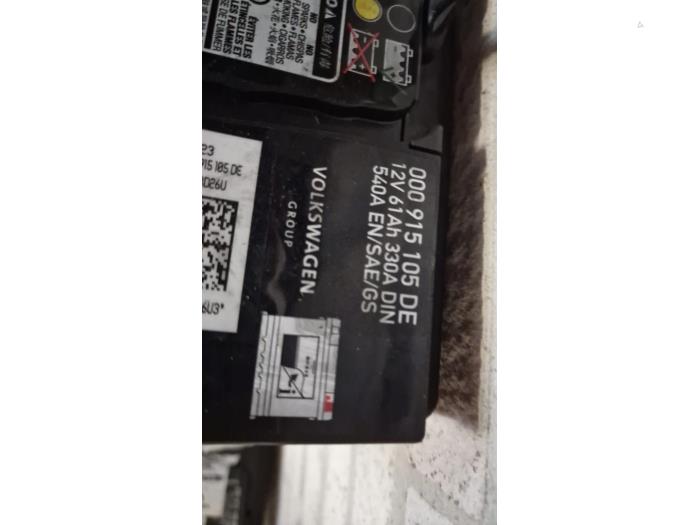 Battery from a Volkswagen Miscellaneous 2015