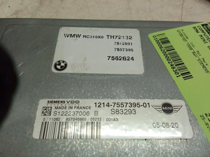 Used Engine management computer BMW Mini (R50/53) 1.6 16V Cooper Price € 75,00 Margin scheme offered by Autodemontage van de Laar