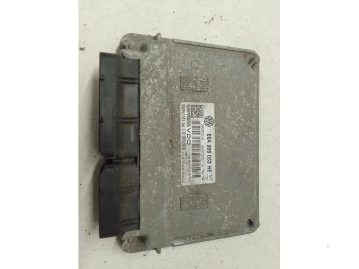Engine management computer Seat Leon (1P1), 2005 / 2013 1.6, Hatchback, 4-dr, Petrol, 1.595cc, 75kW (102pk), FWD, BSE, 2005-07 / 2010-04, 1P1 (Used)