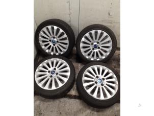 Used Set of wheels + winter tyres Ford Fiesta 6 (JA8) 1.6 16V Sport Price on request offered by Autodemontage van de Laar