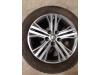 Wheel + winter tyre from a Renault Megane IV Estate (RFBK), 2016 1.3 TCE 160 16V, Combi/o, 4-dr, Petrol, 1.332cc, 103kW (140pk), FWD, H5H490; H5HE4, 2020-10, F2NB 2021