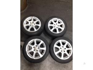 Used Set of wheels + tyres Mercedes SLK (R170) 2.0 200 16V Price on request offered by Autodemontage van de Laar
