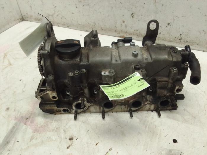 Cylinder head from a Volkswagen Polo V (6R) 1.2 TSI 2010