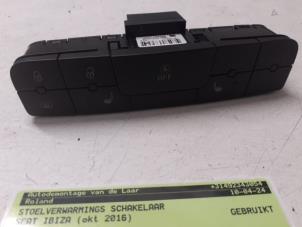 Used Seat heating switch Seat Ibiza IV (6J5) 1.0 EcoTSI 12V Price on request offered by Autodemontage van de Laar