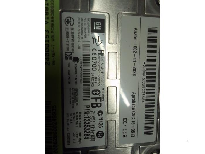 Begagnade Bluetooth-modul Opel Astra J Sports Tourer (PD8/PE8/PF8) 1.4 16V ecoFLEX Pris € 75,00 Marginaltabell erbjuds av Autodemontage van de Laar