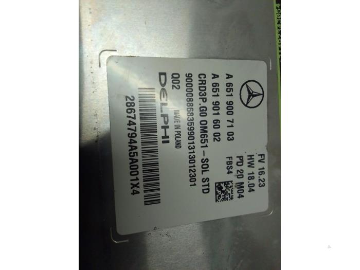 Ordinateur gestion moteur d'un Mercedes-Benz Sprinter Tourer 3,5t (907.7) 316 CDI 2.1 D RWD 2020