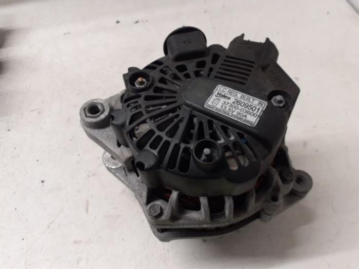 Dynamo Kia Picanto (TA), 2011 / 2017 1.2 16V, Fließheck, Benzin, 1.248cc, 63kW (86pk), FWD, G4LA5, 2011-09 / 2017-03, TAF4P3; TAF4P4; TAF5P3; TAF5P4; TAF5P7 (Gebraucht)