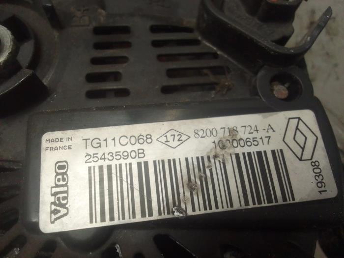 Begagnade Dynamo Renault Modus/Grand Modus (JP) 1.2 16V Quickshift Pris på förfrågan erbjuds av Autodemontage van de Laar