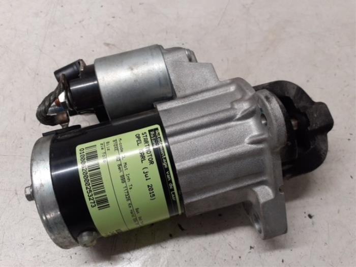 Begagnade Startmotor Opel Karl 1.0 12V Pris på förfrågan erbjuds av Autodemontage van de Laar
