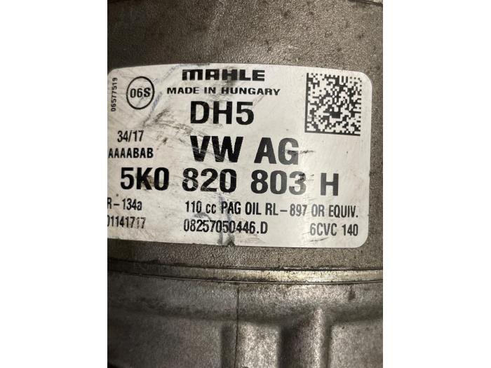 Usagé Pompe clim Volkswagen Golf VI Variant (AJ5/1KA) 2.0 GTD 16V Prix € 100,00 Règlement à la marge proposé par Autodemontage van de Laar