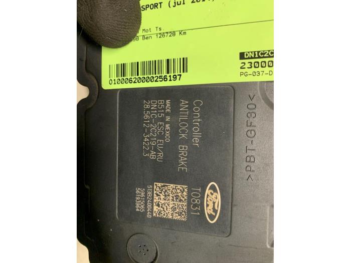 Używane Pompa ABS Ford EcoSport (JK8) 1.0 EcoBoost 12V 125 Cena € 150,00 Procedura marży oferowane przez Autodemontage van de Laar