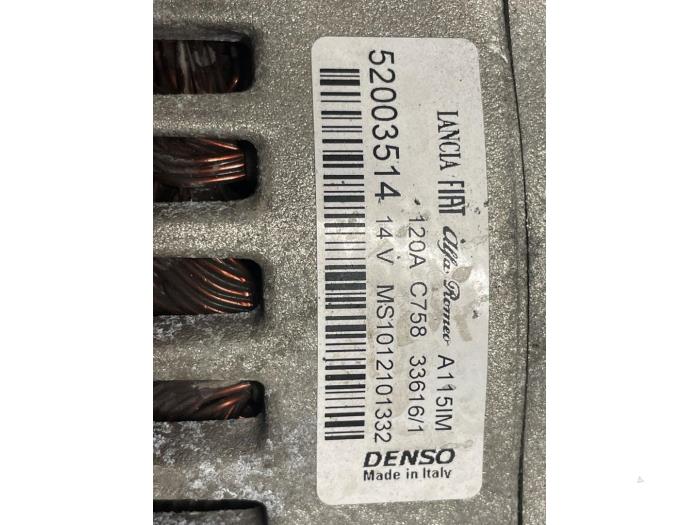 Begagnade Dynamo Fiat 500 Abarth Pris € 70,00 Marginaltabell erbjuds av Autodemontage van de Laar