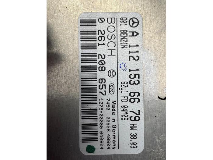 Used Engine management computer Mercedes E Combi (S211) 2.6 E-240 V6 18V Price € 250,00 Margin scheme offered by Autodemontage van de Laar