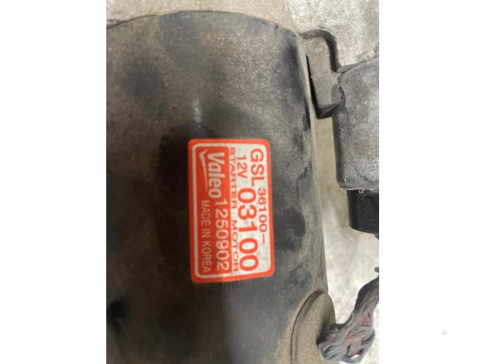 Gebrauchte Anlasser Hyundai i20 1.2i 16V Preis € 30,00 Margenregelung angeboten von Autodemontage van de Laar