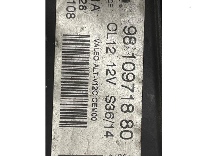 Begagnade Dynamo Citroen C4 Cactus (0B/0P) 1.2 PureTech 82 12V Pris € 70,00 Marginaltabell erbjuds av Autodemontage van de Laar