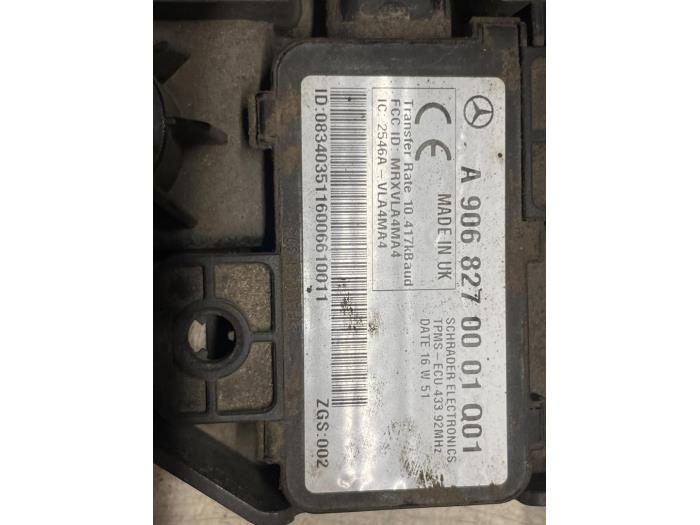 Begagnade Däcktrycksmodul Mercedes Sprinter 3,5t (906.73) 314 CDI 16V Pris € 25,00 Marginaltabell erbjuds av Autodemontage van de Laar