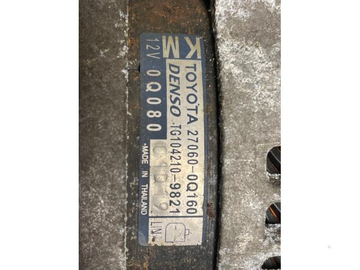 Begagnade Dynamo Peugeot 108 1.0 12V VVT-i Pris € 50,00 Marginaltabell erbjuds av Autodemontage van de Laar