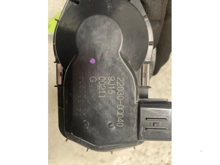 Usagé Boitier papillon Peugeot 108 1.0 12V VVT-i Prix € 30,00 Règlement à la marge proposé par Autodemontage van de Laar
