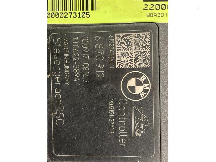 Gebrauchte ABS Pumpe BMW 3 serie (F30) 318d 2.0 16V Preis € 250,00 Margenregelung angeboten von Autodemontage van de Laar