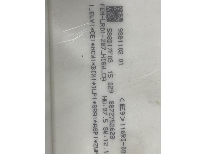 Gebrauchte Steuergerät Body Control BMW 3 serie (F30) 318d 2.0 16V Preis € 150,00 Margenregelung angeboten von Autodemontage van de Laar